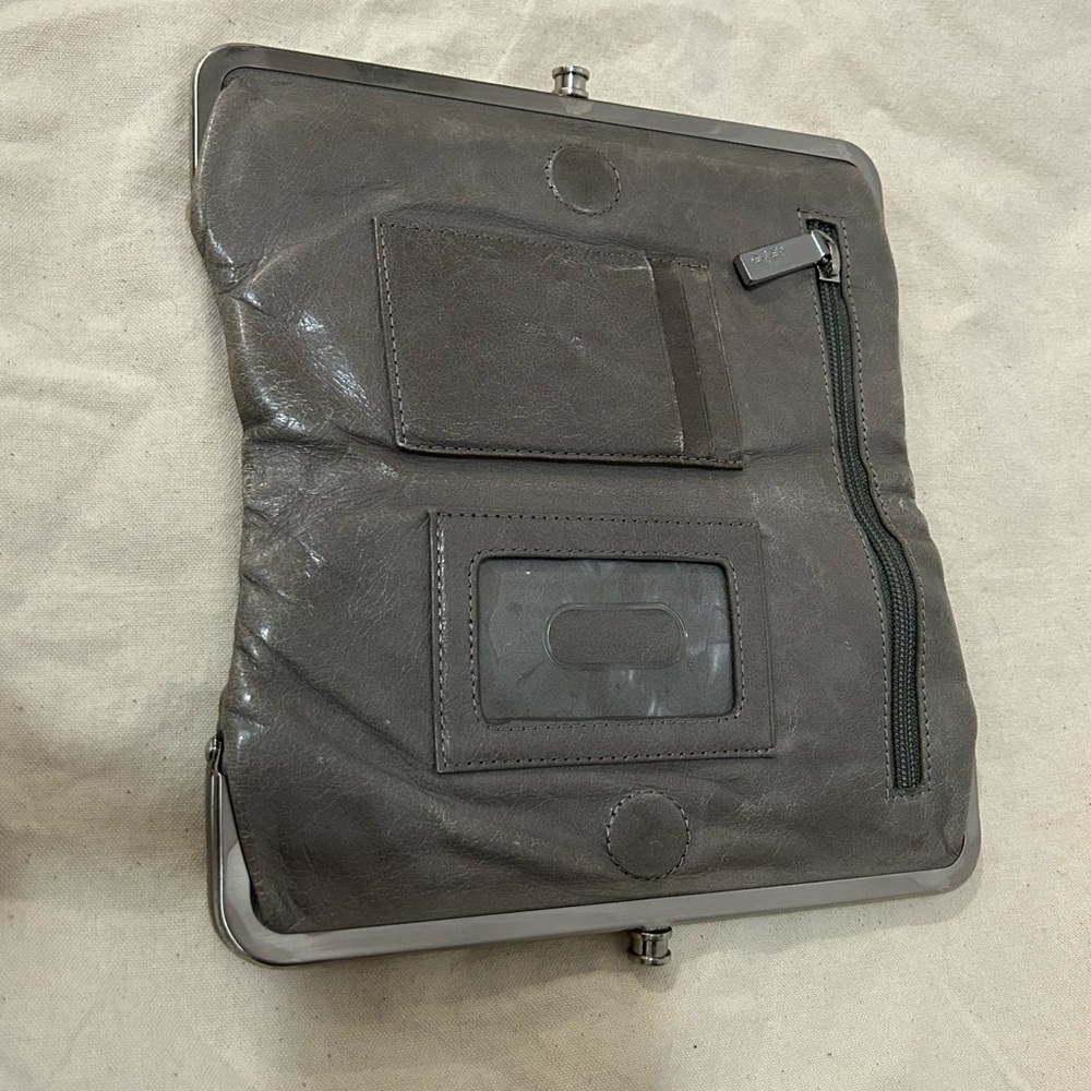 Hobo Lauren Wallet in gray